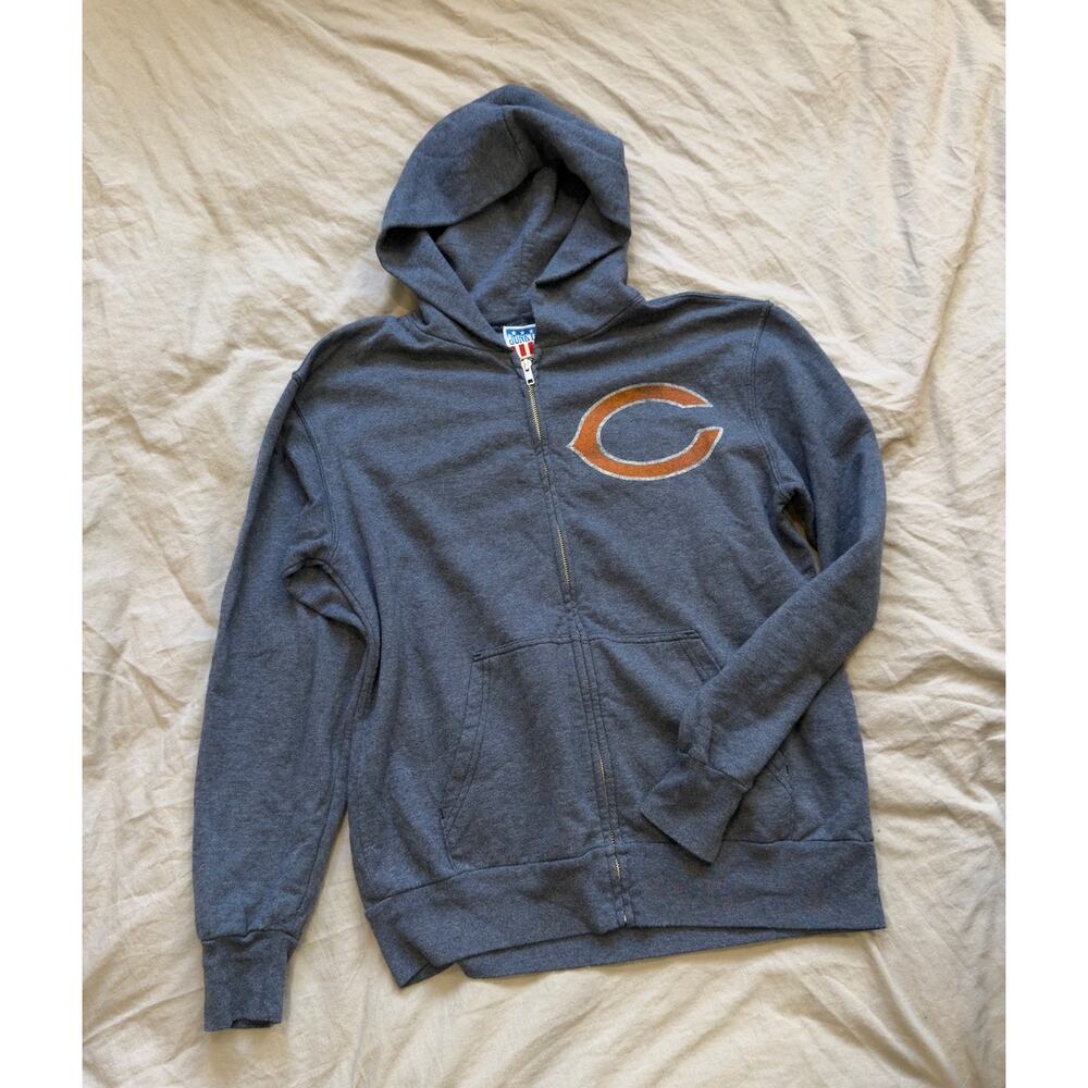 JUNK FOOD CHICAGO BEARS ZIP UP HOODIE